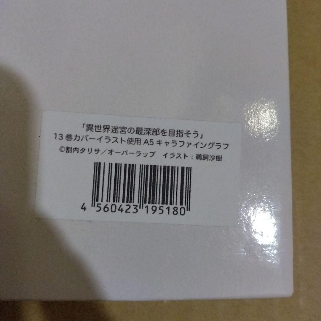 異世界迷宮の最深部を目指そう　13巻カバーイラスト使用　A5キャラファイングラフ