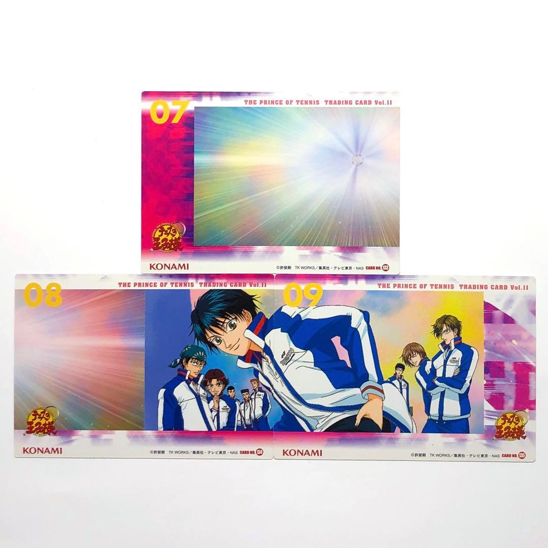 【青学】テニスの王子様 越前リョーマ 手塚 不二 他 OPカードセット 9枚 A