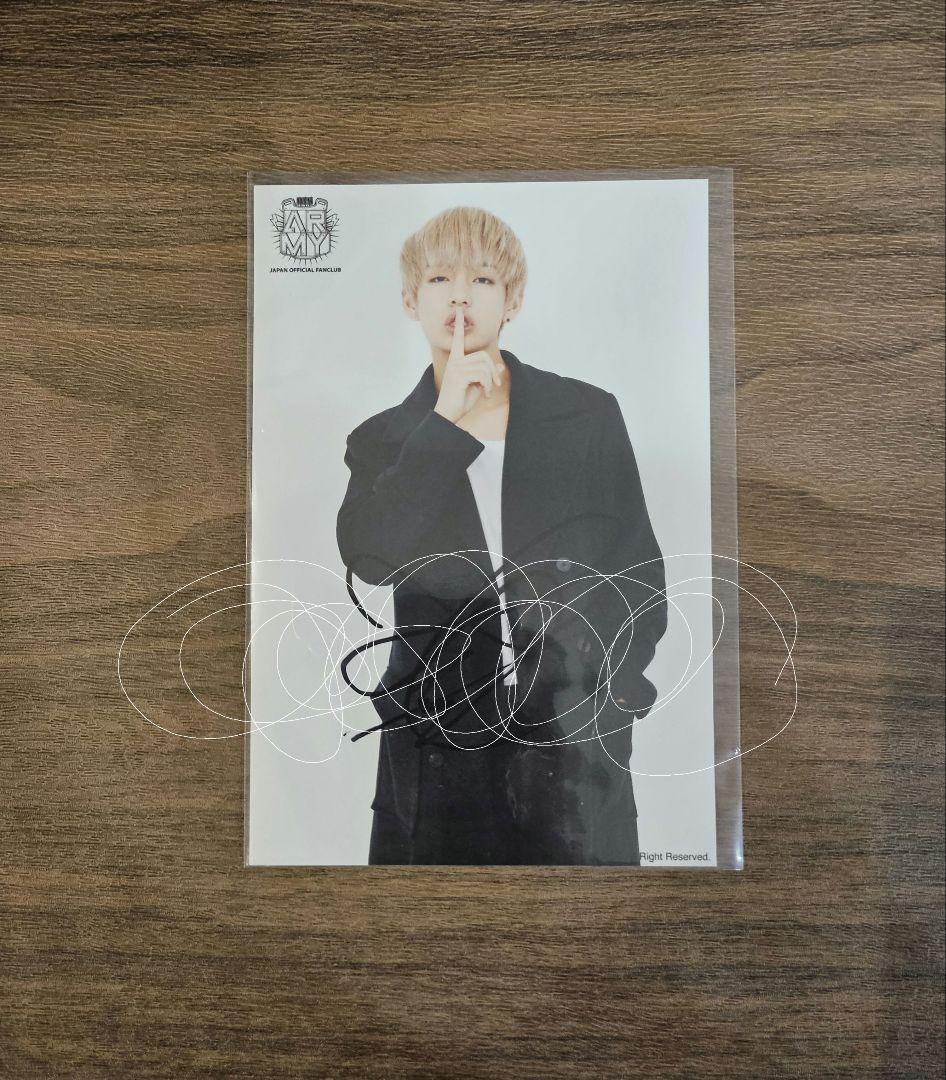BTS 継続 フォト テテ テヒョン 写真 サイン レア 貴重