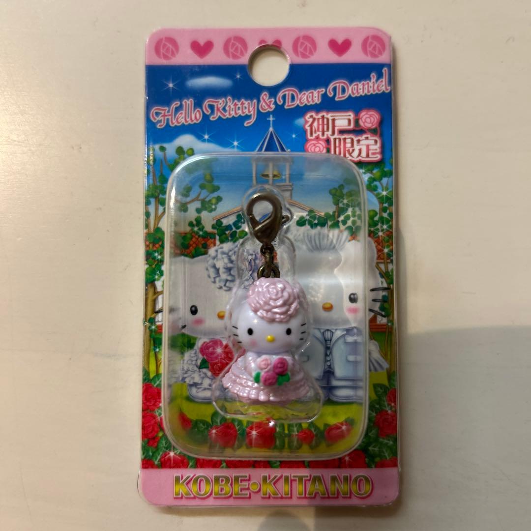 ご当地キティ　ファスナーマスコット　神戸限定　北野　ウエディング