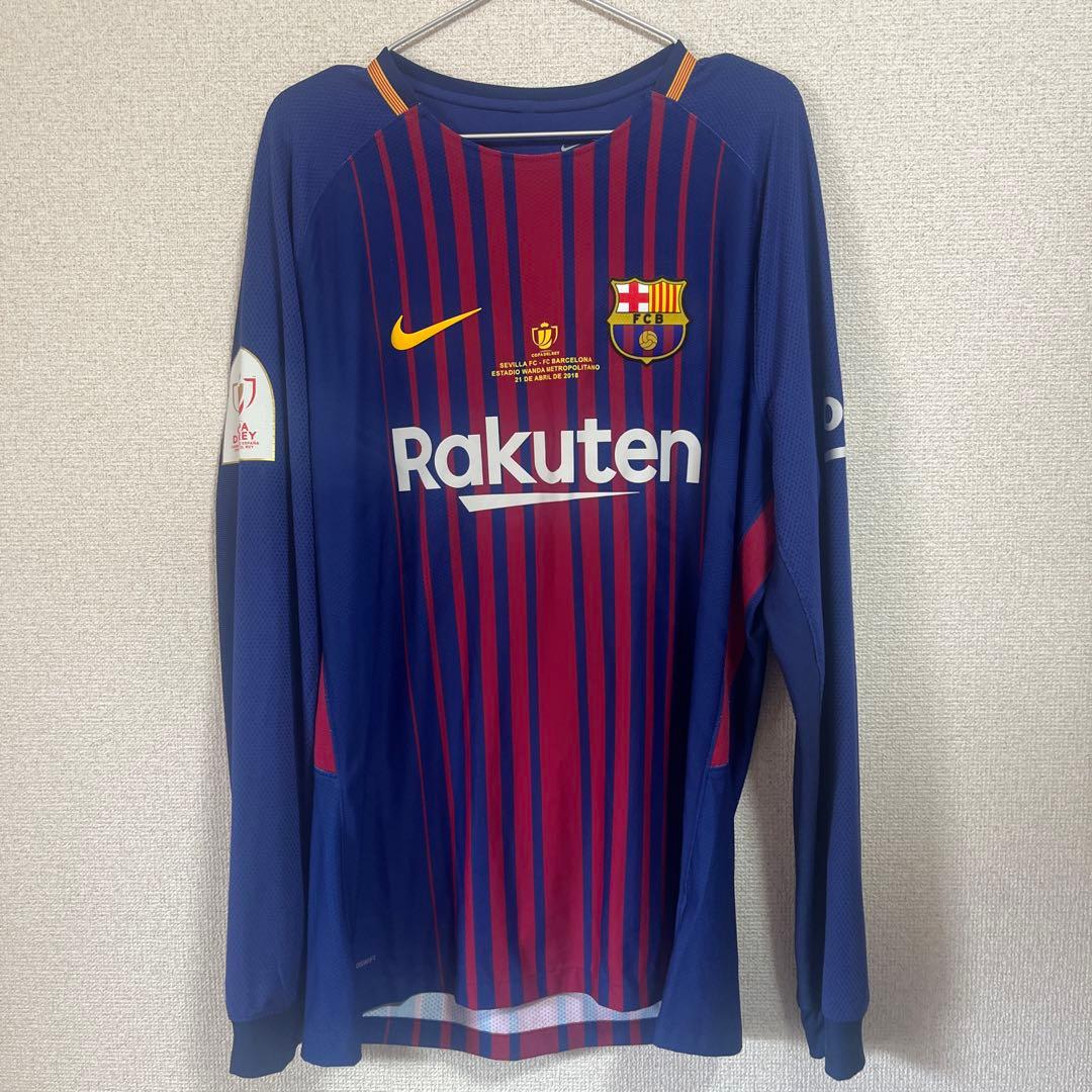 ピケ　選手支給品　コパ国王杯決勝　ユニフォーム