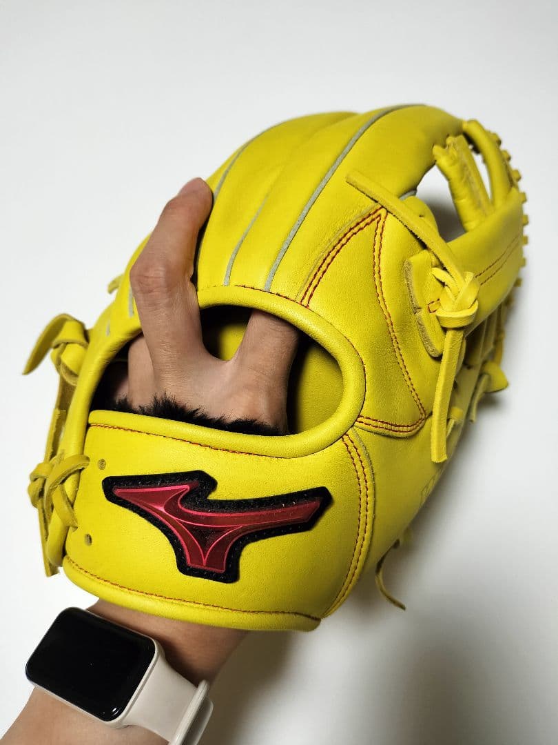 ✨未使用✨MIZUNO 軟式グローブ WILL DRIVE イエロー 野球