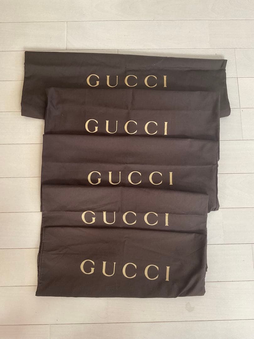 GUCCI ブラウン ショッパー 2点セット