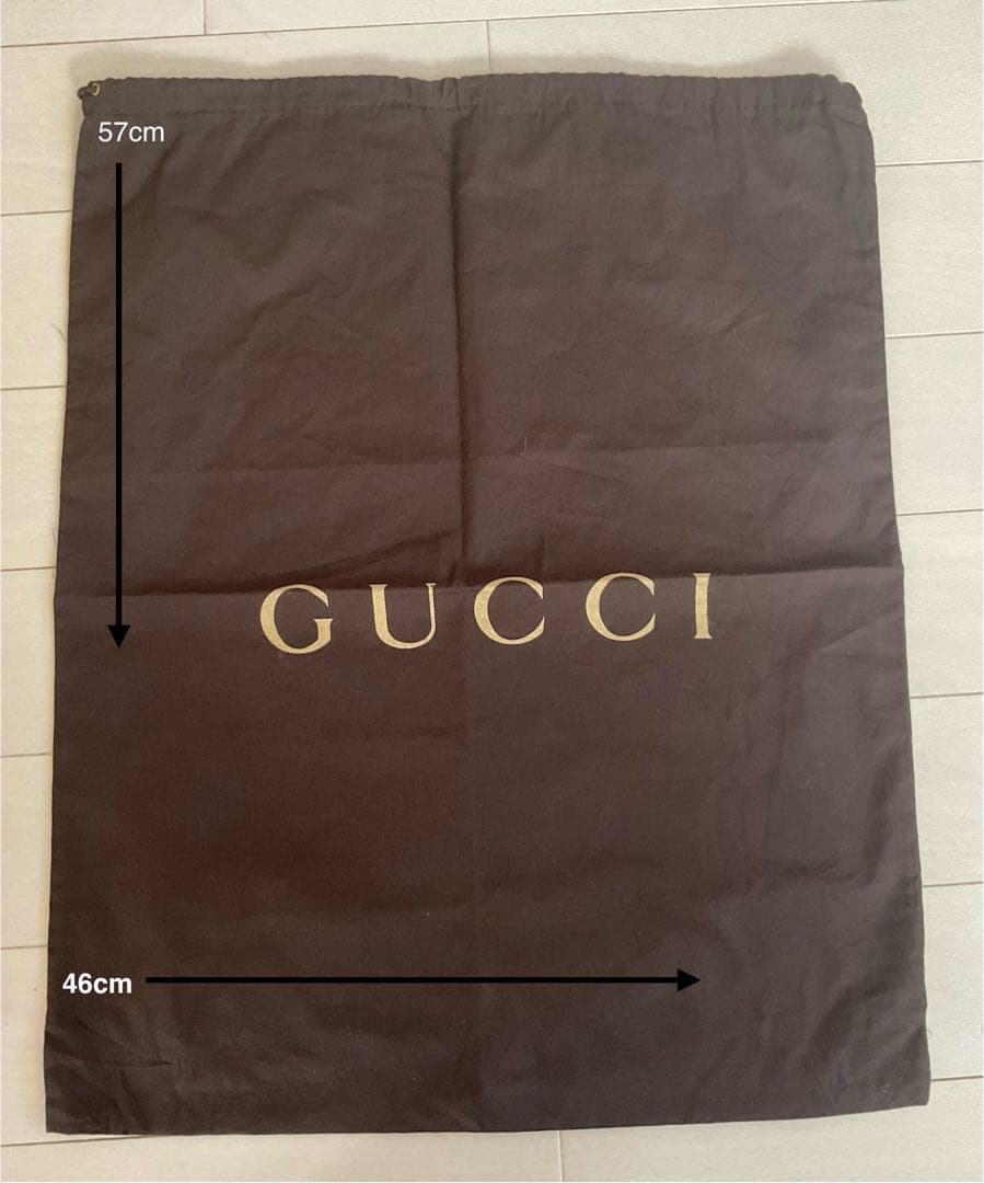 GUCCI ブラウン ショッパー 2点セット