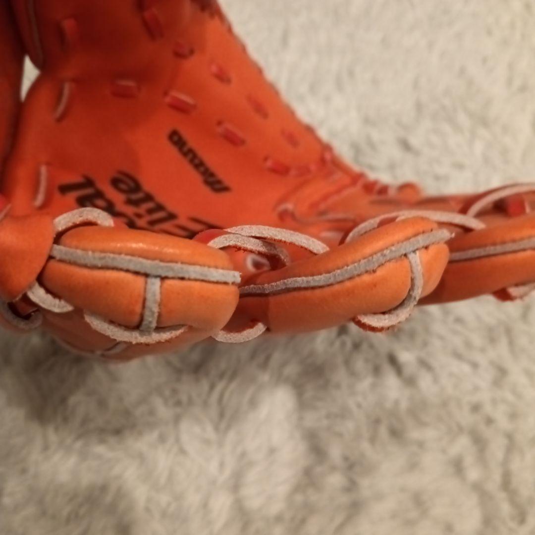 Mizuno Global Elite オレンジ グローブ左投げ