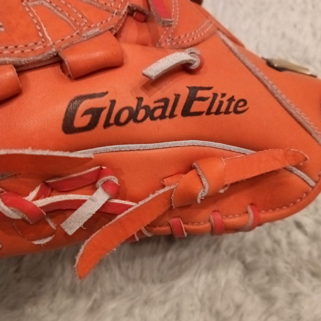 Mizuno Global Elite オレンジ グローブ左投げ