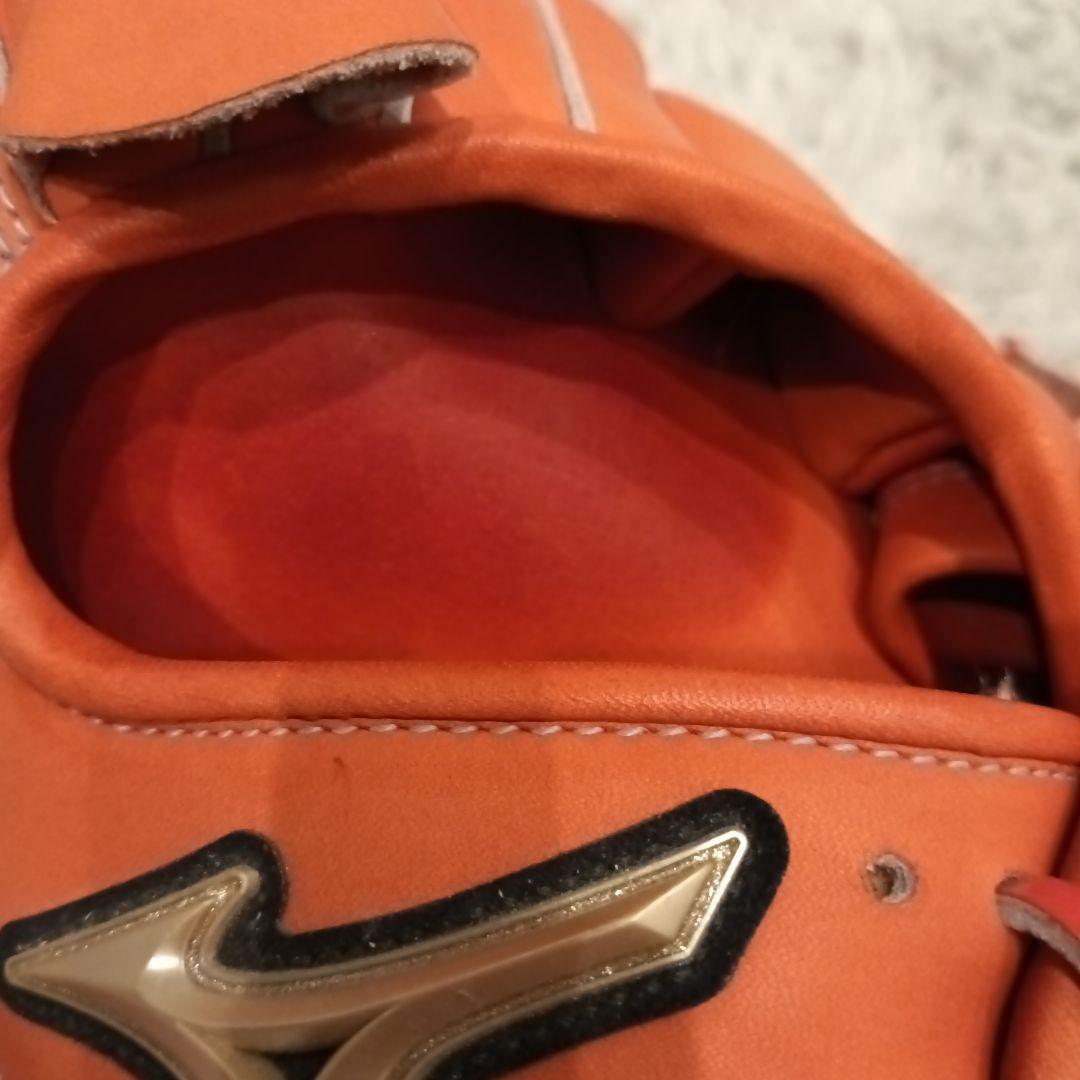 Mizuno Global Elite オレンジ グローブ左投げ