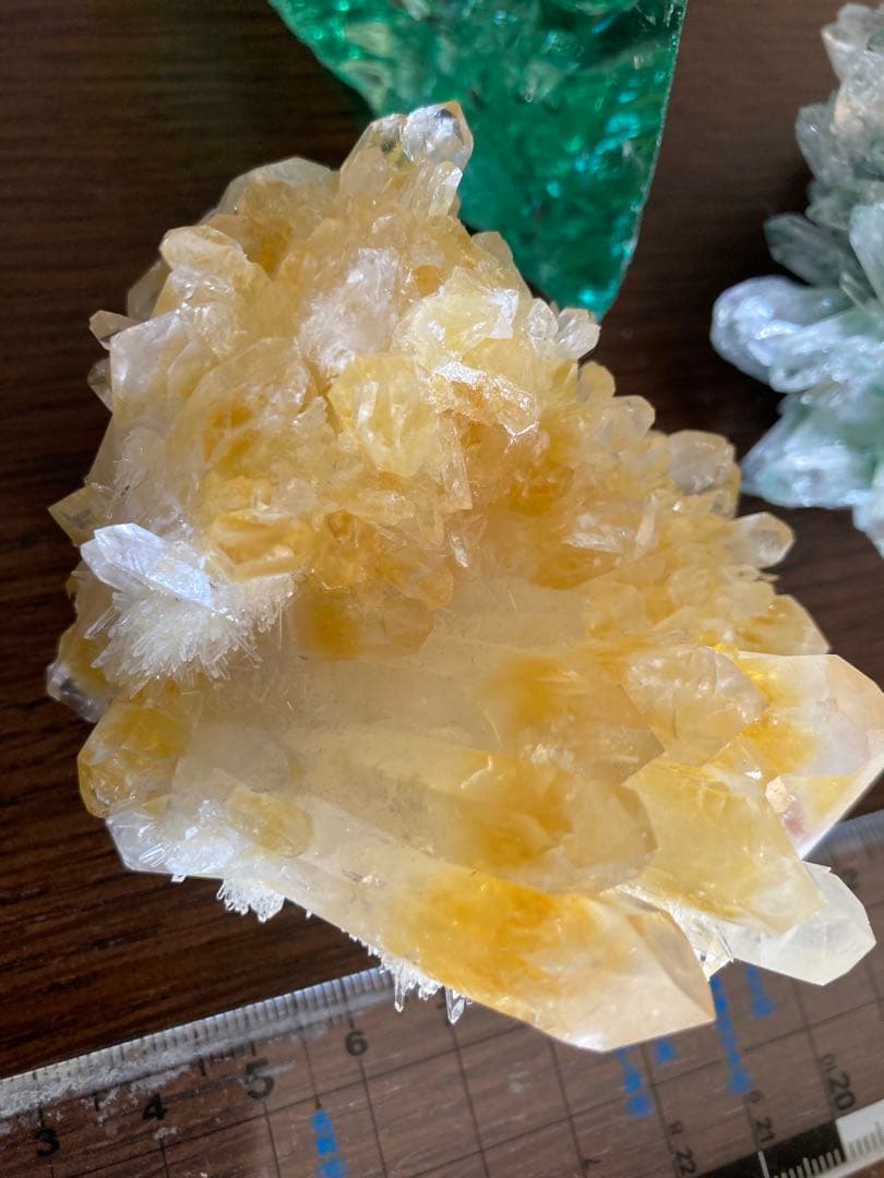 3点セット　アンダラクリスタル　グリーンファントム　イエローファントム