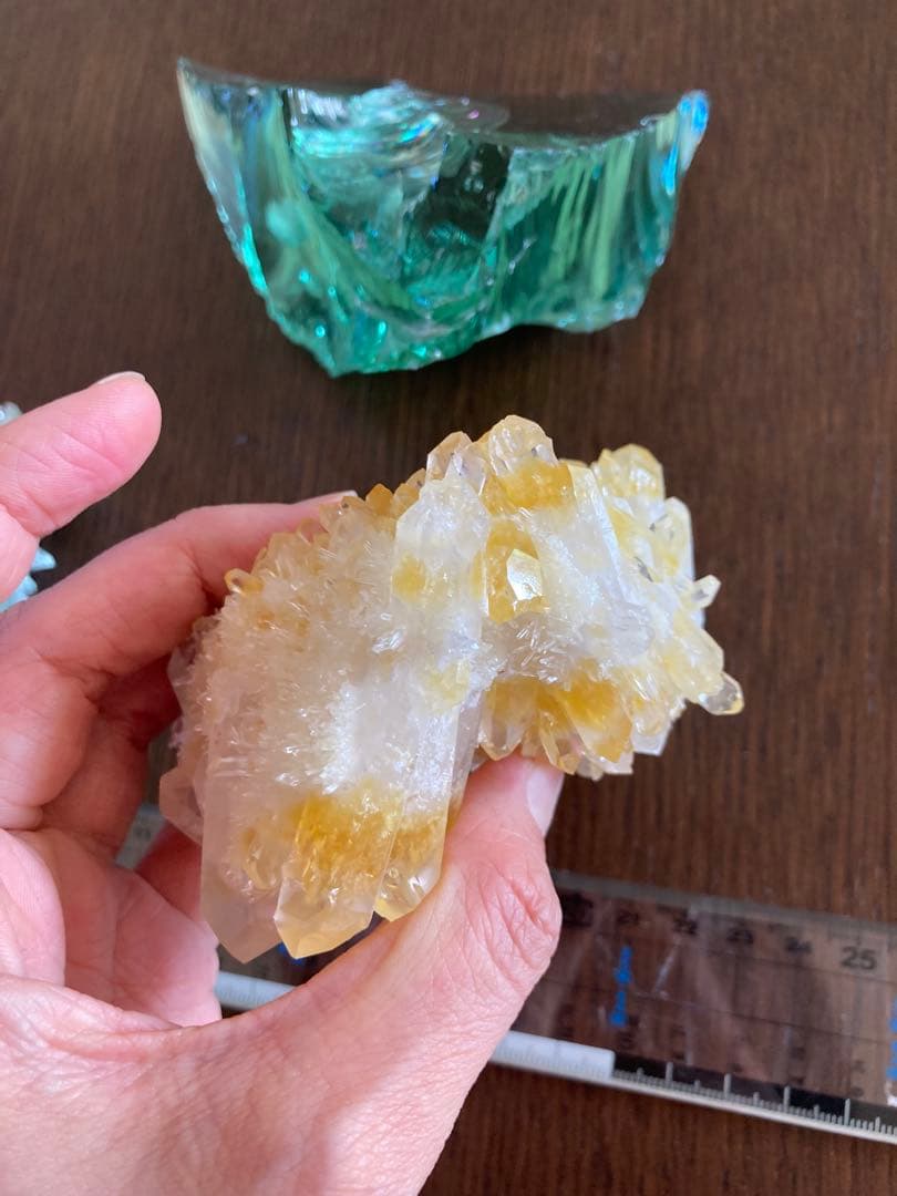 3点セット　アンダラクリスタル　グリーンファントム　イエローファントム