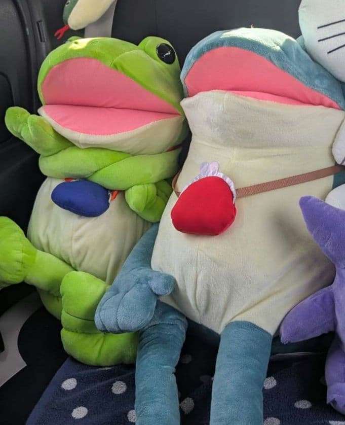 【最新】おとぼけケロピョン　おつかい　ウルトラBIG　ぬいぐるみ　4種セット