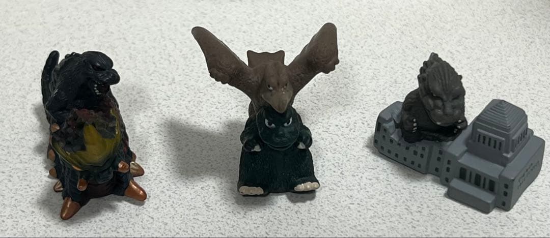 ゴジラ　指人形　怪獣集　東宝　BANDAI