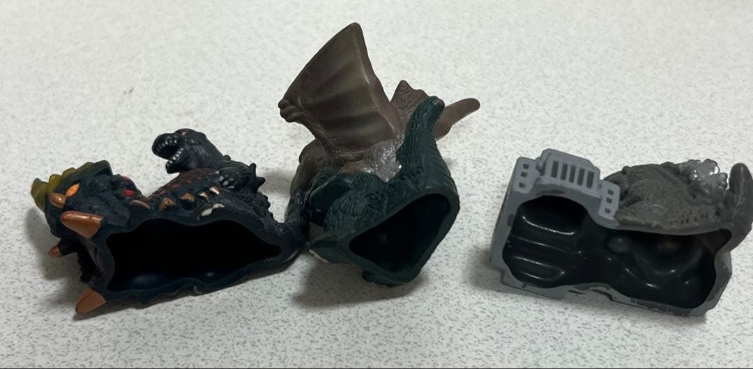 ゴジラ　指人形　怪獣集　東宝　BANDAI