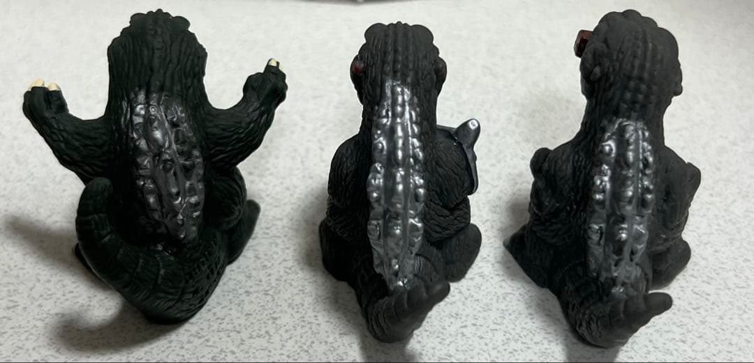 ゴジラ　指人形　怪獣集　東宝　BANDAI