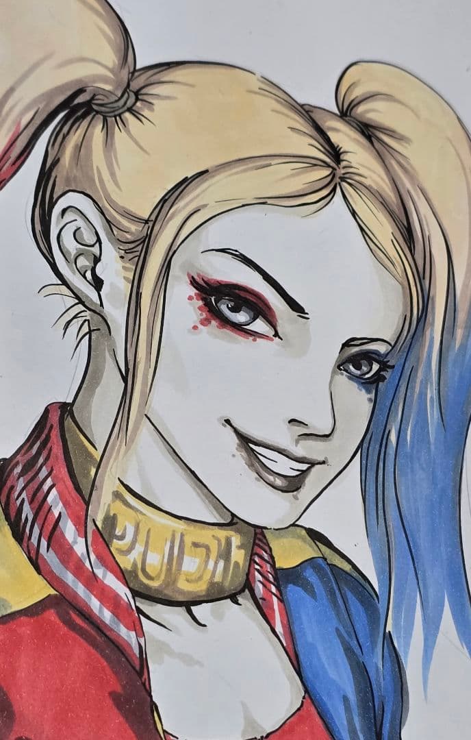 ハーレイ・クイン 東京コミコンコミッション 2018年制作 A4サイズ