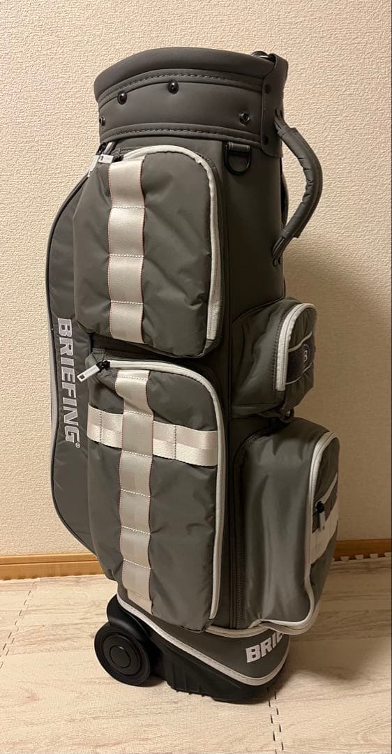 【新品】BRIEFING キャディバッグ CR-6 CASTER ライトグレー