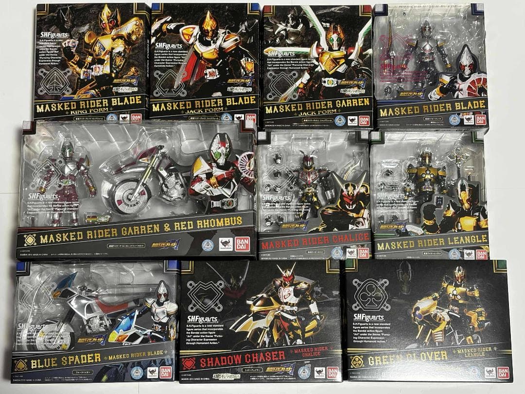 S.H.Figuarts 仮面ライダー 剣 10種セット