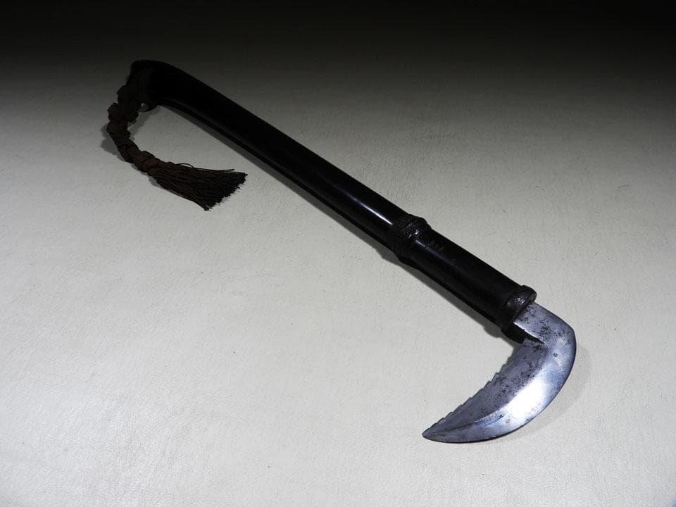 ●武具 趣きある鳶口 手かぎ 手鉤 消防 又鬼 忍者 古民具 全長50㎝程度