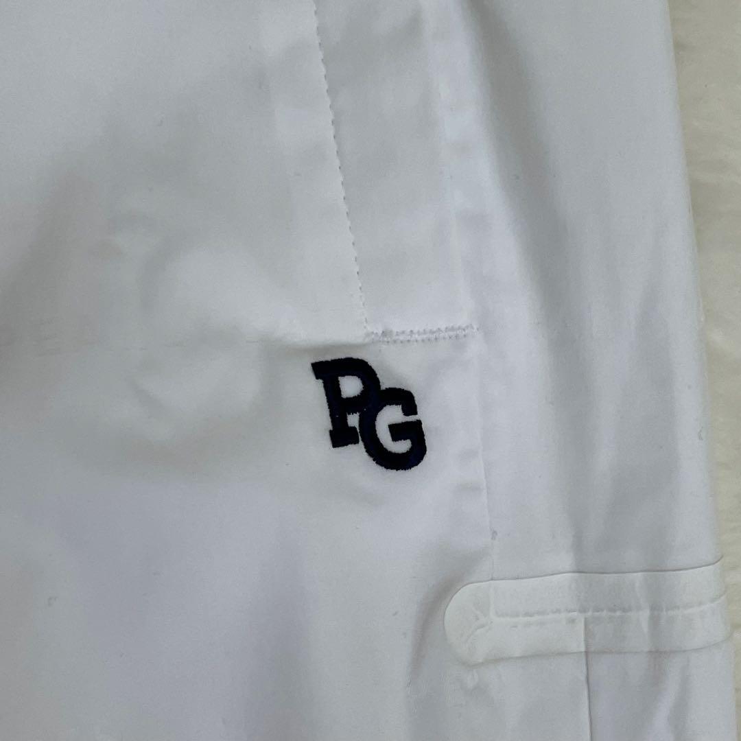 PEARLY GATES ホワイトパンツ PGロゴ　中綿　冬ゴルフ