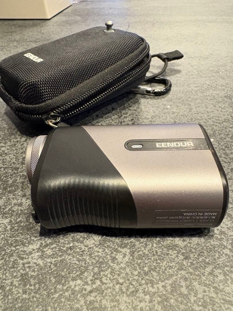 EENOUR ゴルフ用距離計 シルバー ケース付き