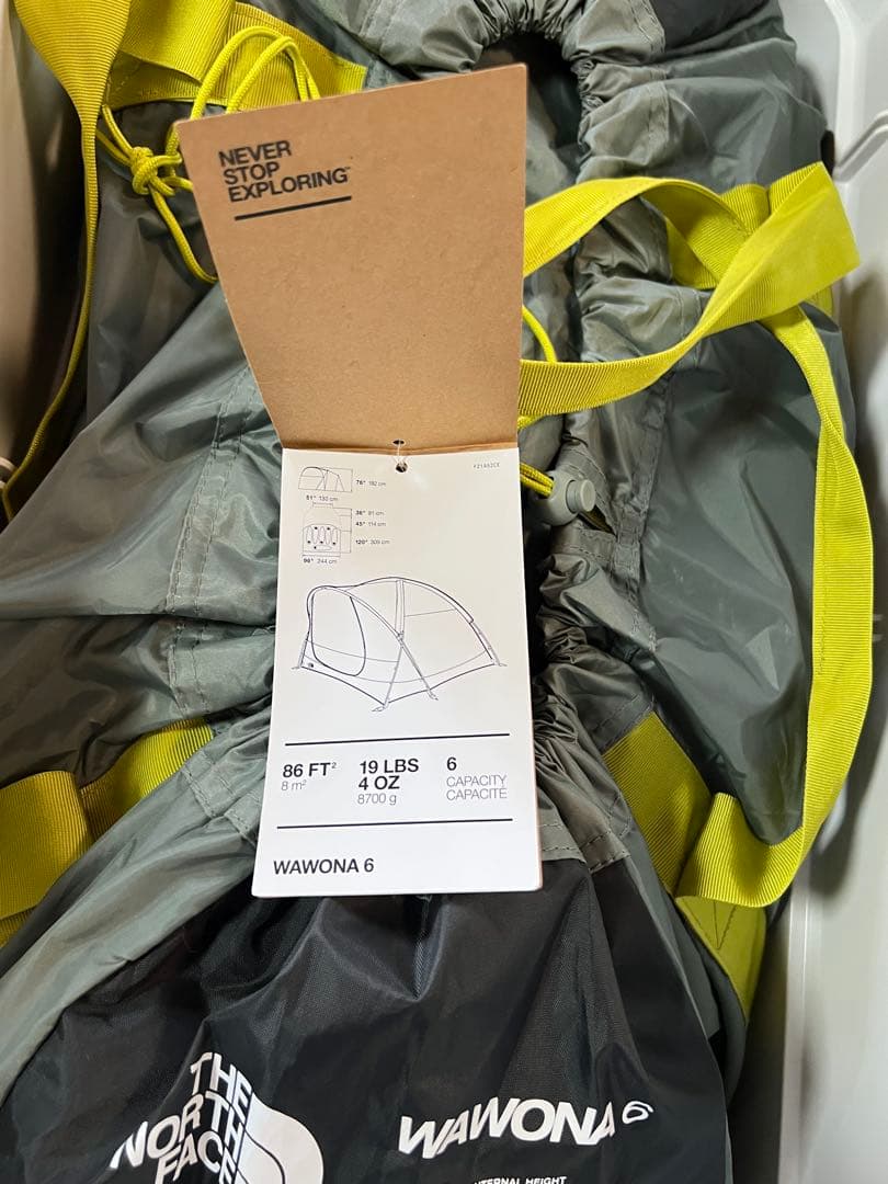 THE NORTH FACE WAWONA 6 テント　ＵＳモデル