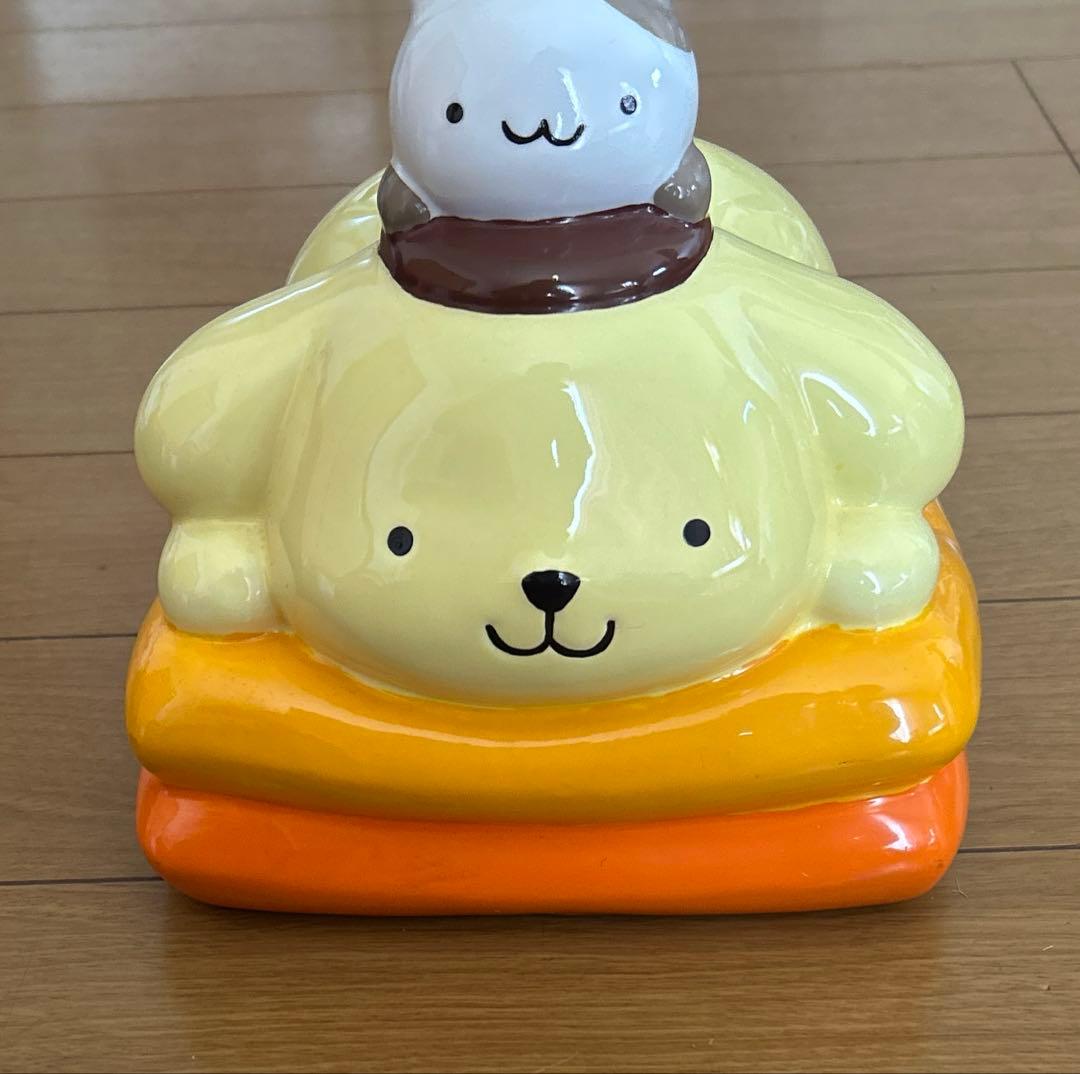 ポムポムプリン 陶器製　貯金箱