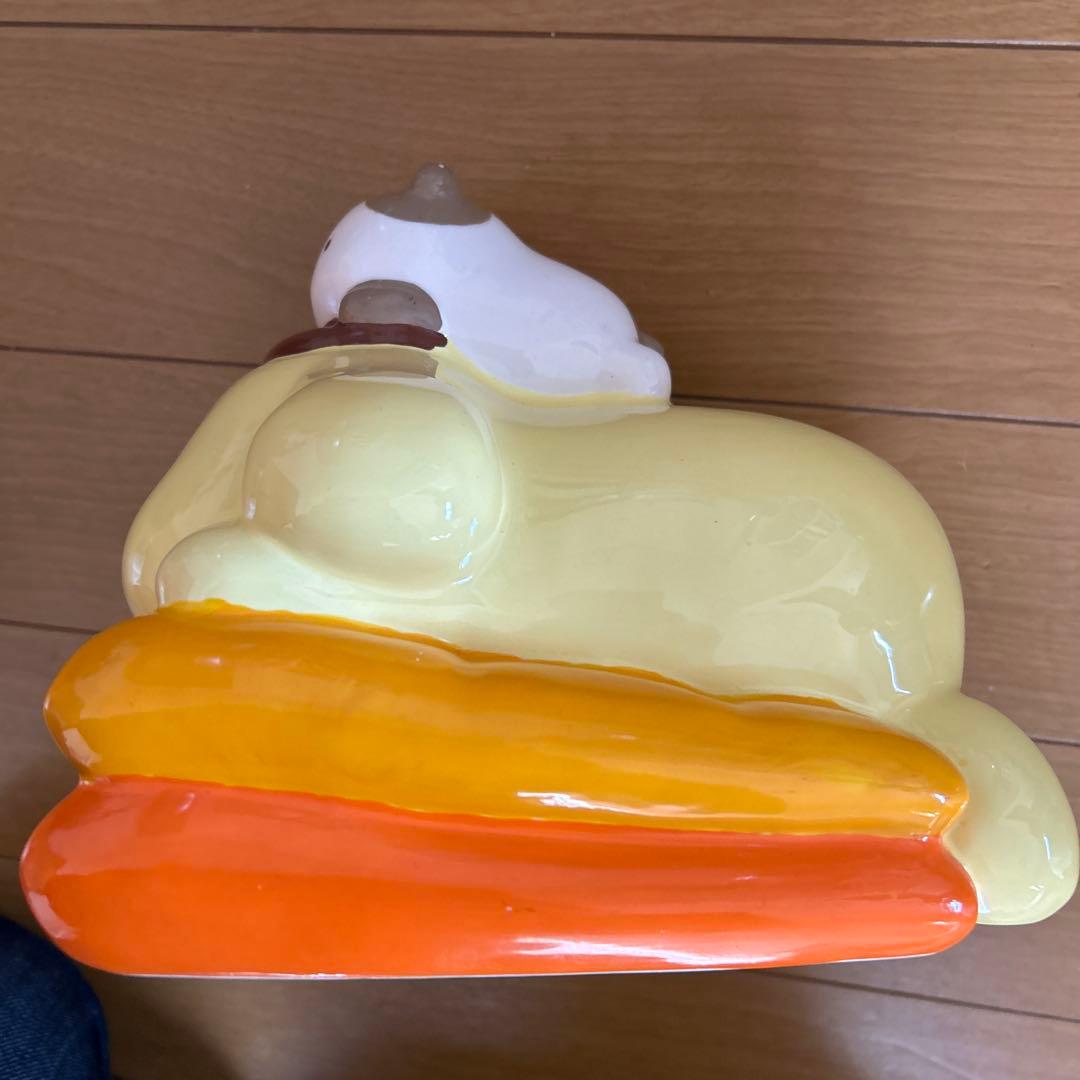 ポムポムプリン 陶器製　貯金箱