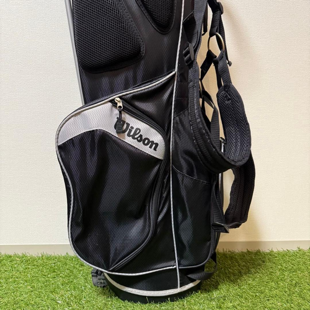 Wilson ウィルソン キャディバッグ 9.5型 1.9kg スタンド式 美品