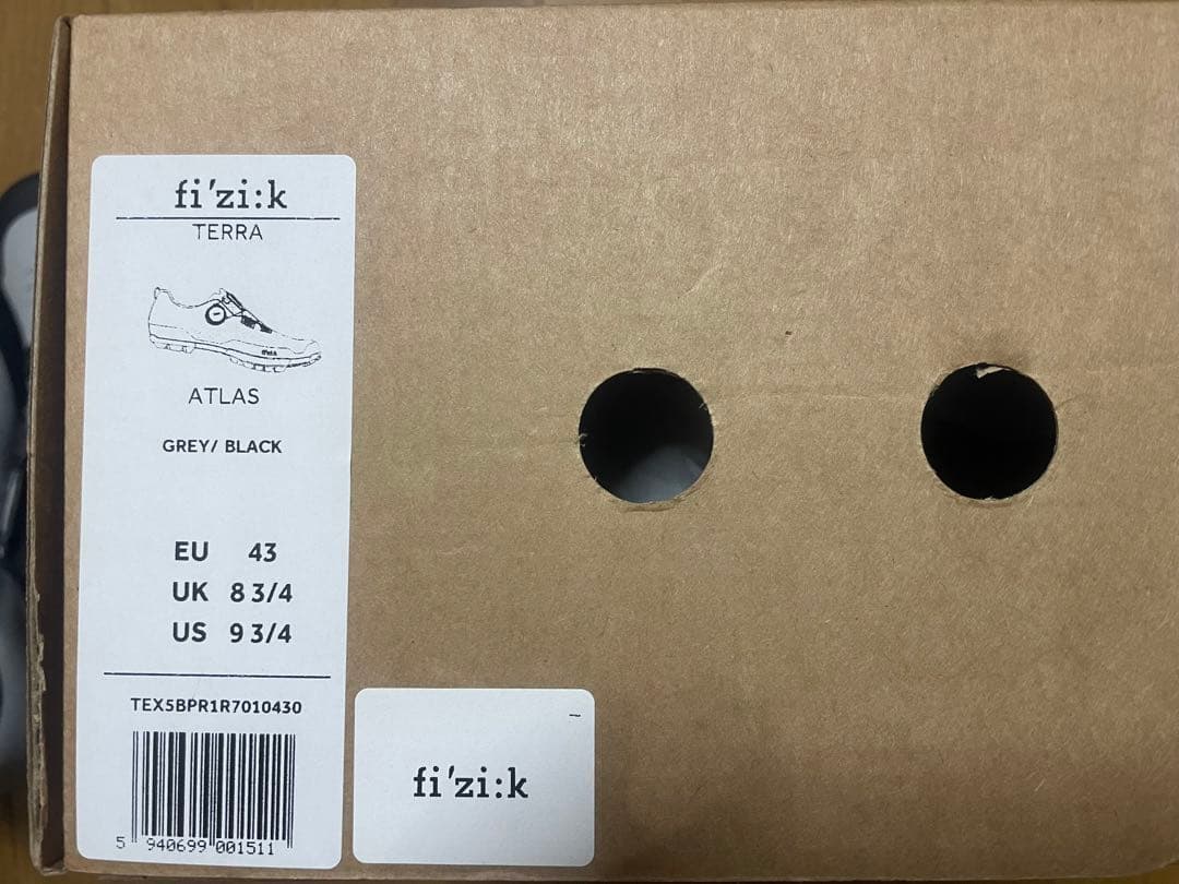 fi'zi:k ビンディングシューズ ATLAS TERRA グレー27.7cm