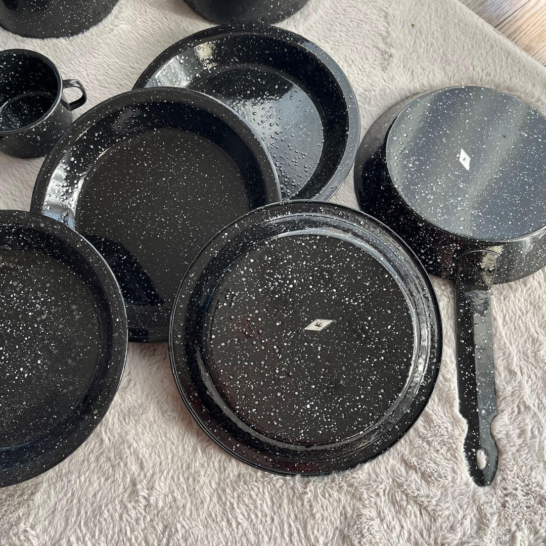 Wenzel エナメル食器セット 11点