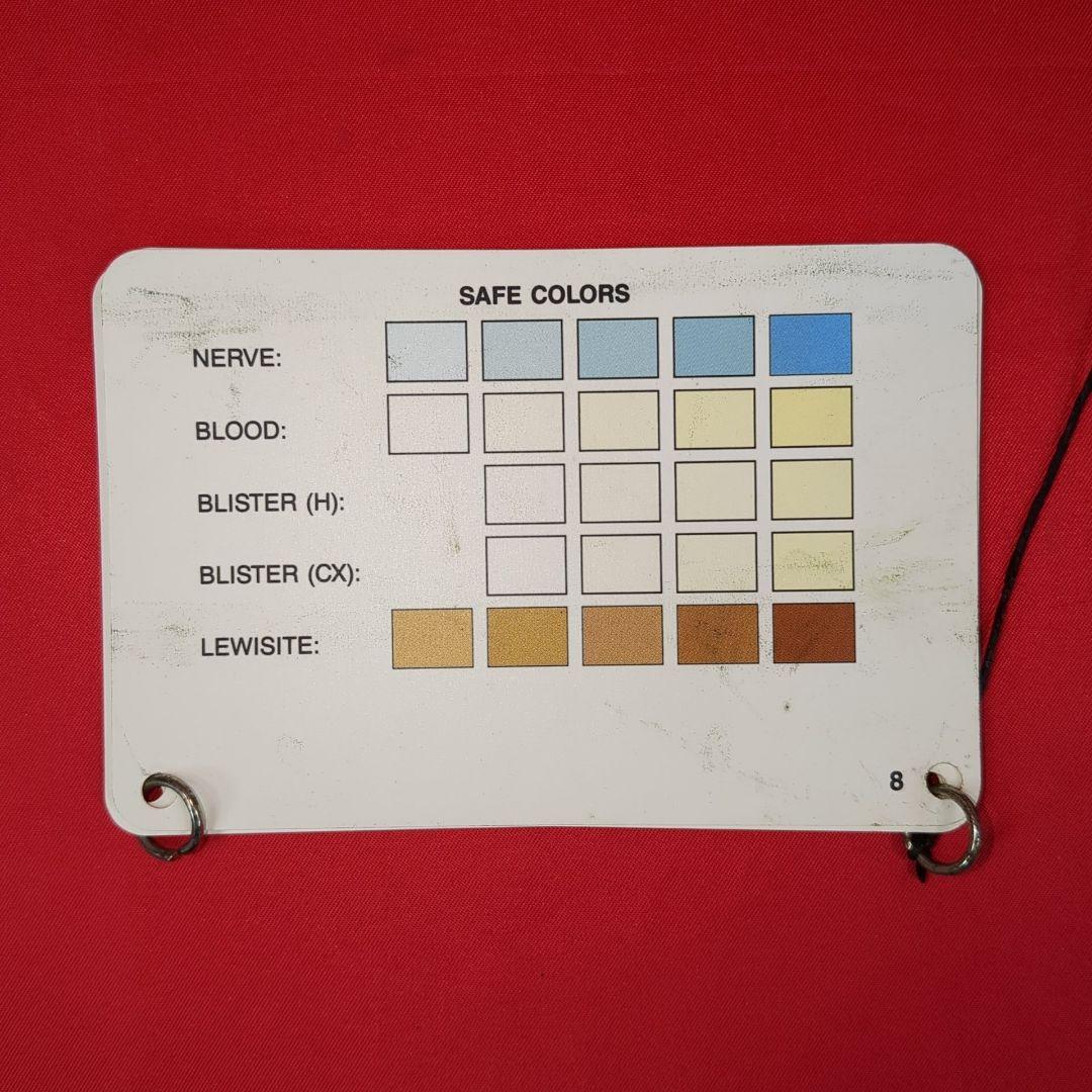 アメリカ軍 M256A1 DETECTOR KIT CHEMICAL AGENT