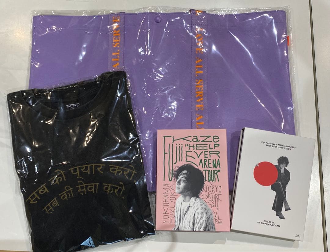 値下げしました！藤井風さんセット！バッグ・長袖T・Blu-ray・ステッカー