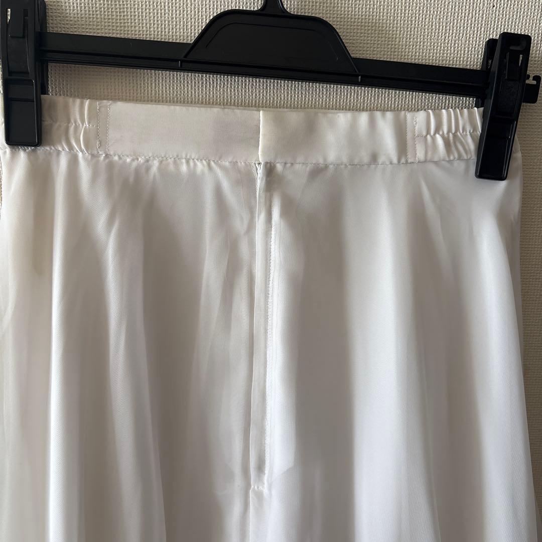 【used】社交ダンス老舗メーカーSekine製ダンスウェアスカートWhite