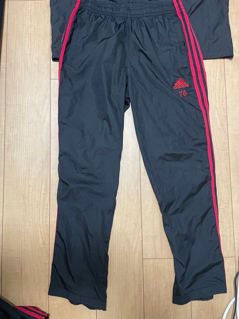 帝京第三高校 ジャージ上下XLセット ピステ不揃いLセット adidas