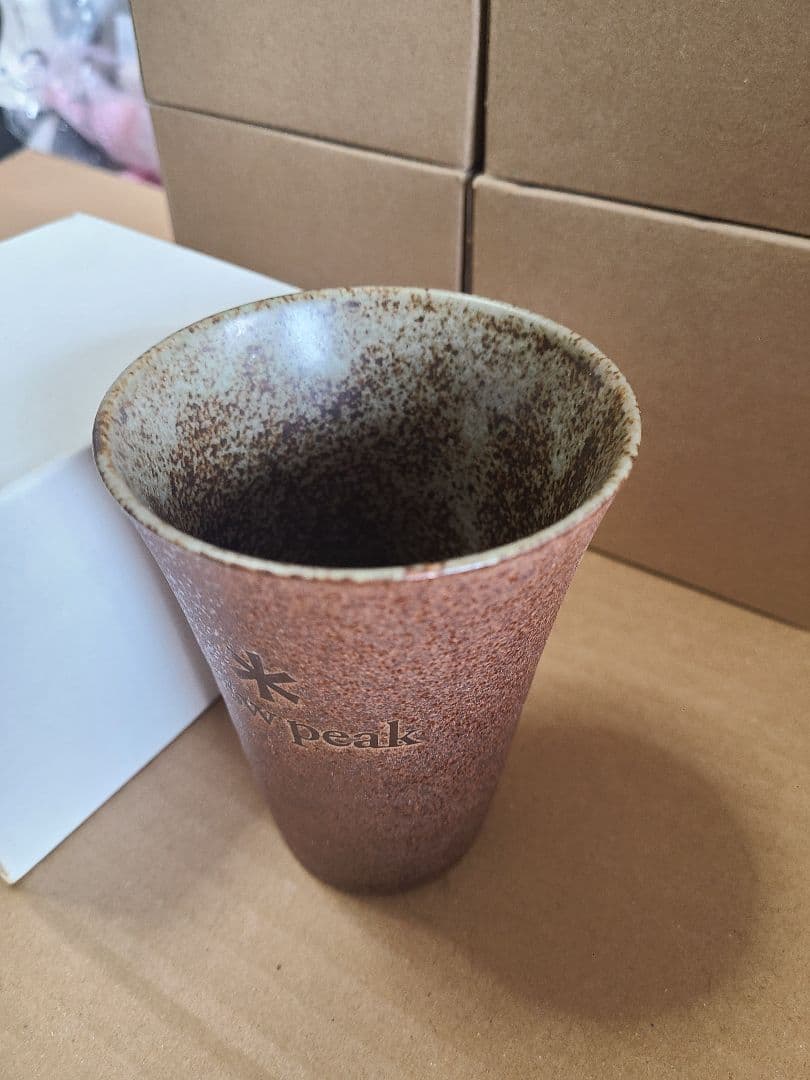 【未使用】レア品  PEAK 陶器カップ スノーピーク 湯のみ