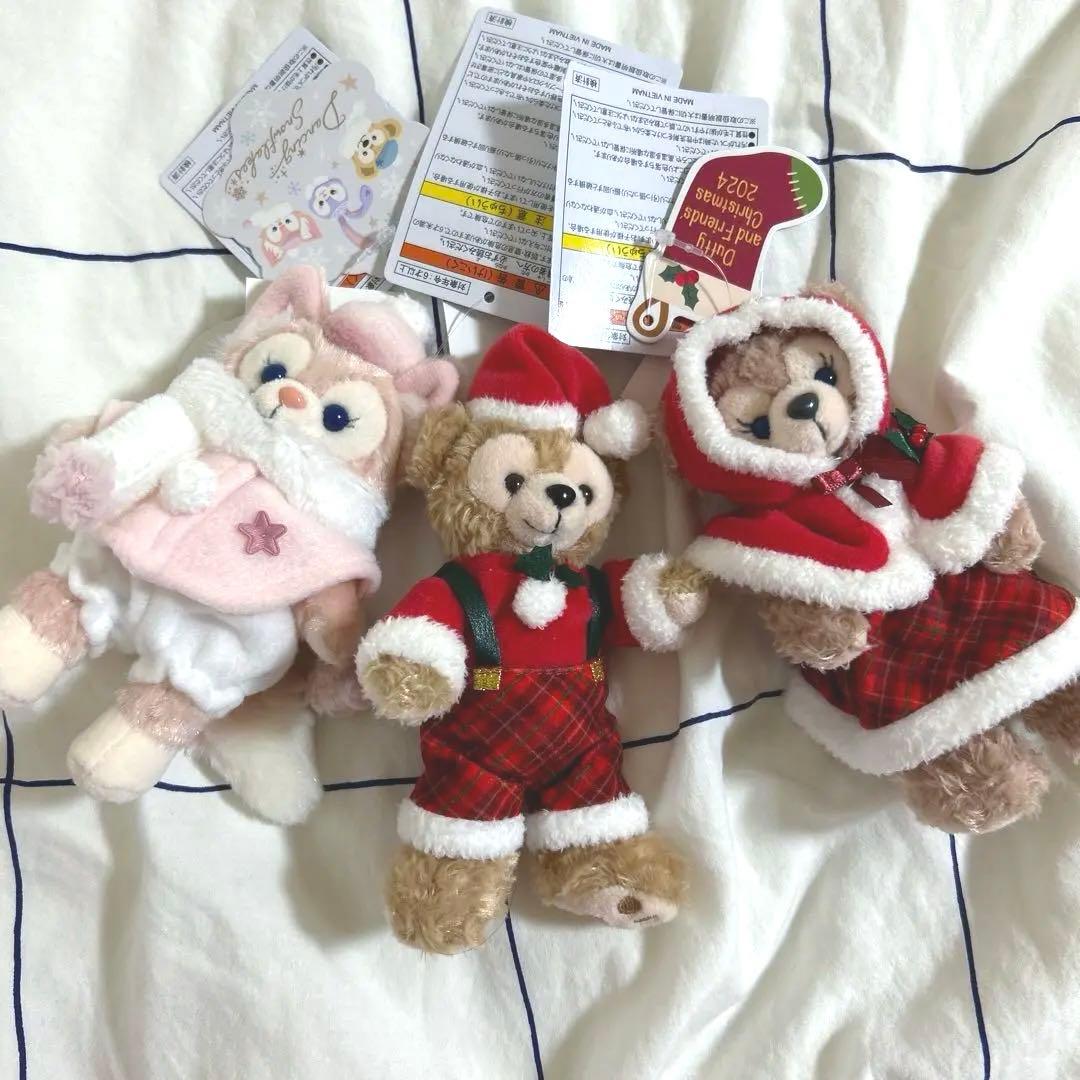 ダンシングスノーフレークス　ぬいぐるみバッジ　リーナベル　ダッフィー