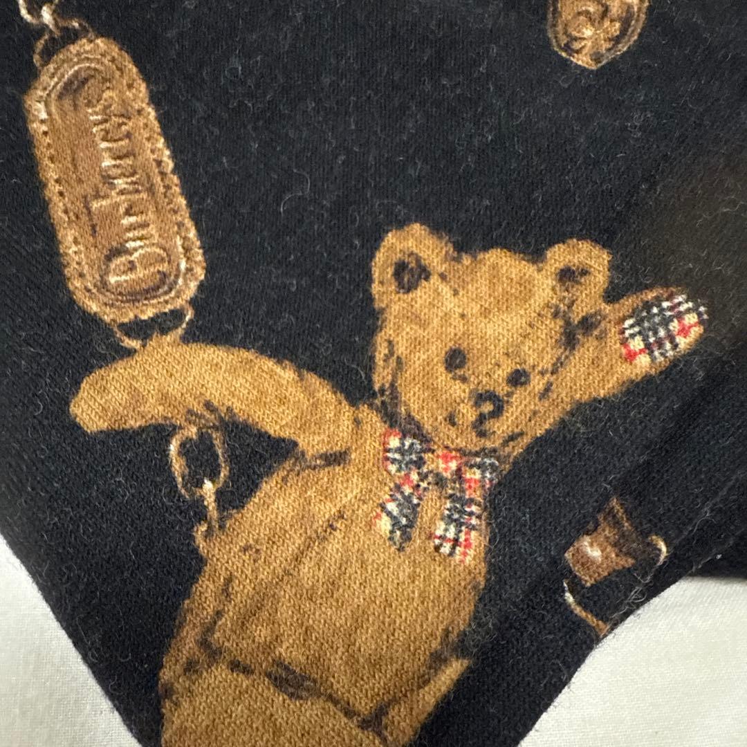 バーバリーゴルフ　コレクション テディベアセーター M 羊毛