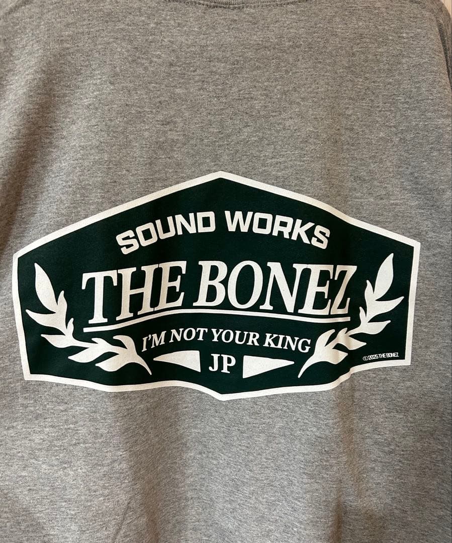 The BONEZクルーネック JESSE 新作 GRY Lサイズ