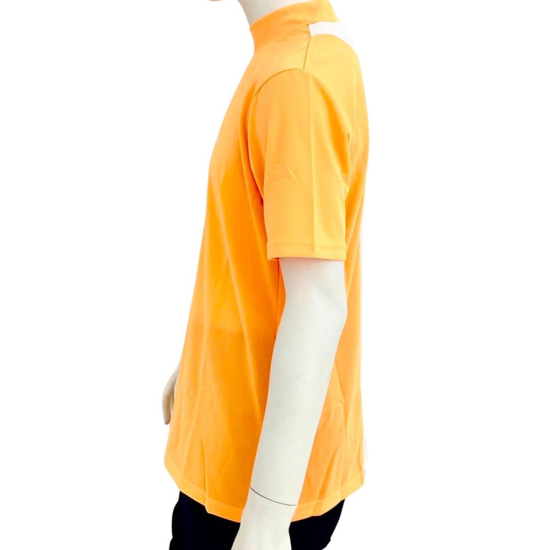 エリートグリップ　ROUGHWATERS 半袖モックネック　オレンジ　LL