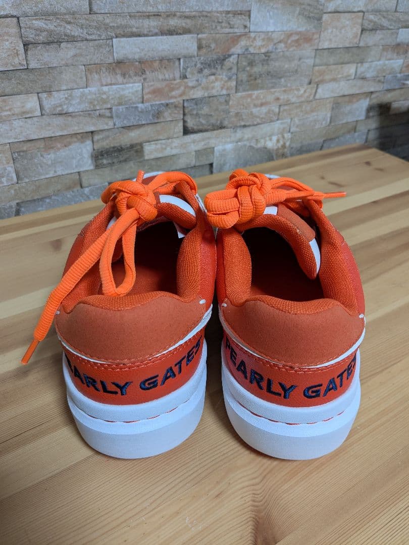 パーリーゲイツ ゴルフシューズ 26.5cm オレンジ 希少 レア 未使用