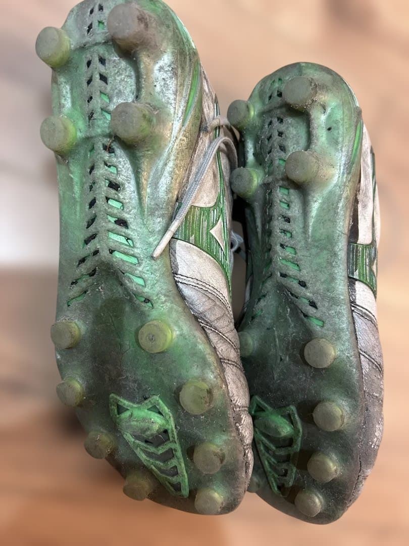 【お値下げ可能】モレリアネオ4 限定色グリーン　24.5センチ中敷き美品　箱あり