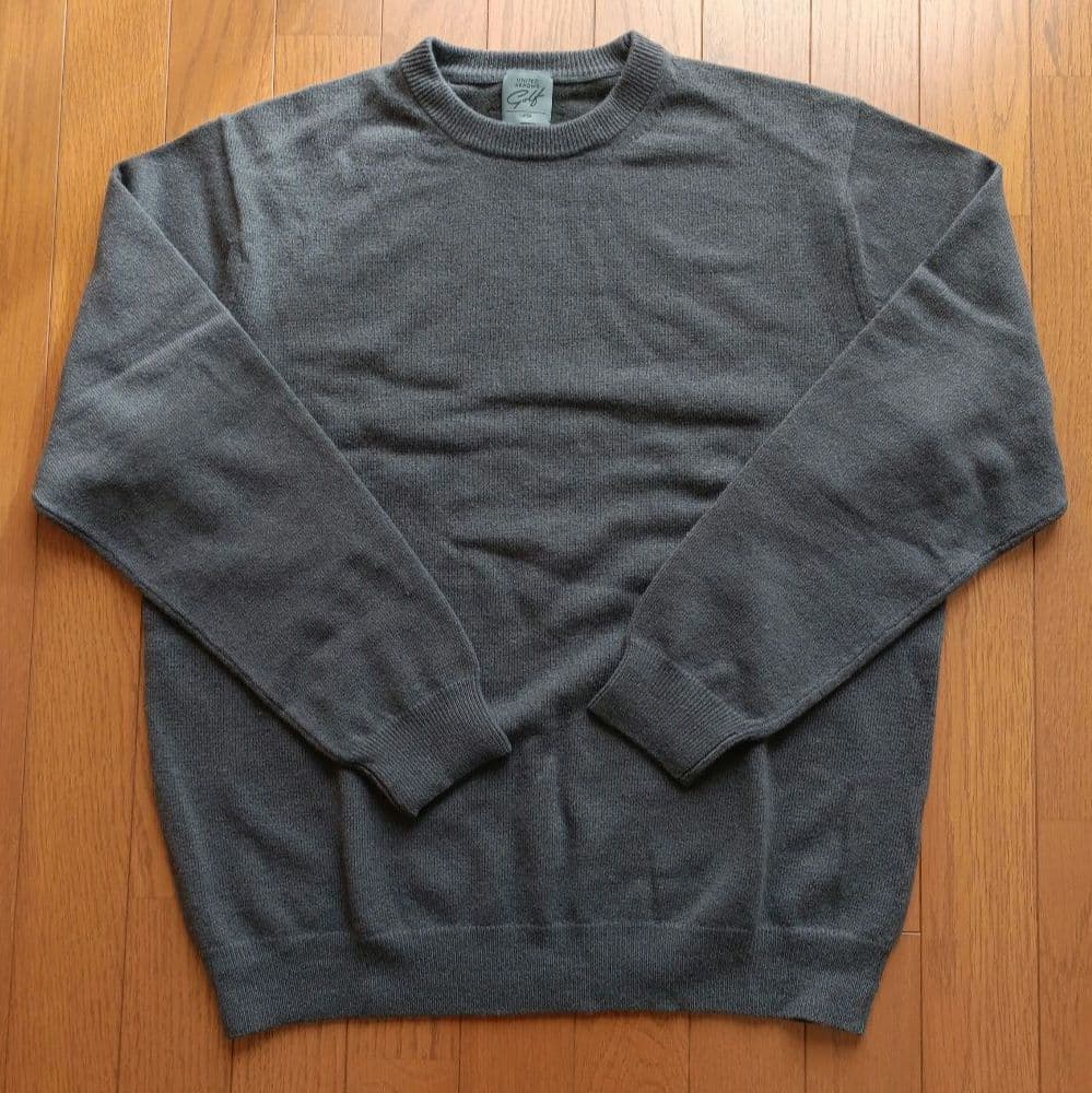 ユナイテッドアローズゴルフ　カシミヤ　ニット　セーター　【ドライクリーニング済】