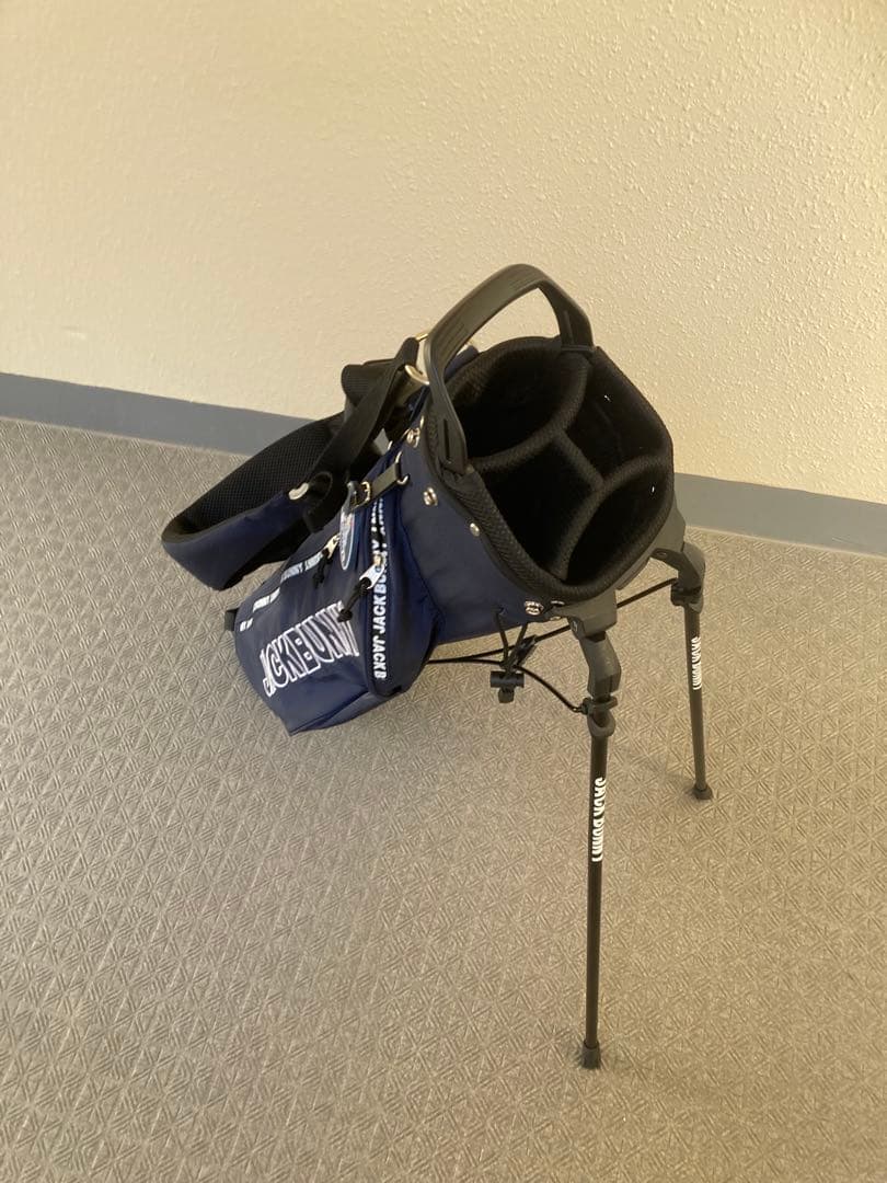 JACK BUNNY!! キャディバッグ ネイビー 7型/スタンド式