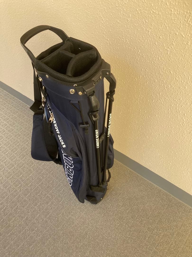 JACK BUNNY!! キャディバッグ ネイビー 7型/スタンド式