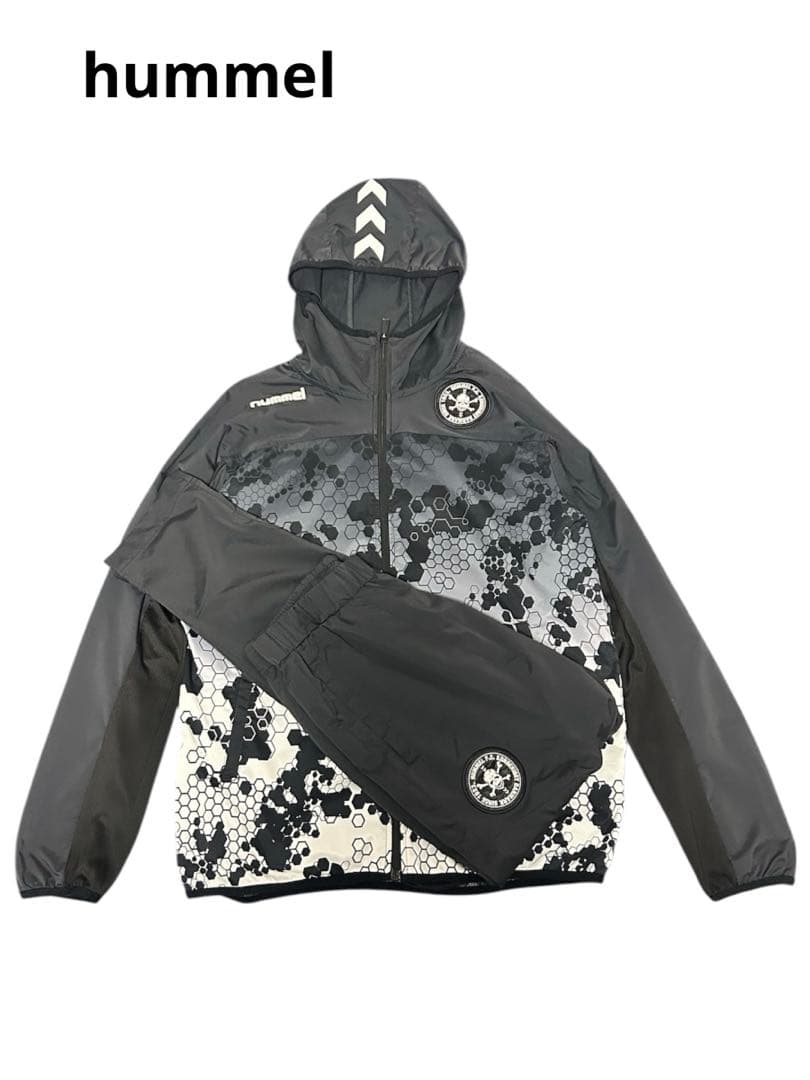希少　ヒュンメルFC SKULL ナイロンジャケット　パンツ　セットアップ