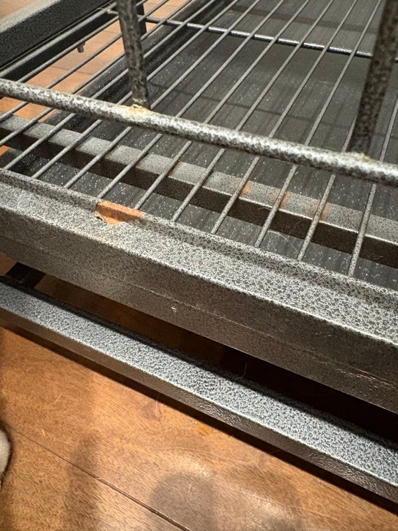 4Lサイズ 犬用ケージ 引き出し型トレイ付き