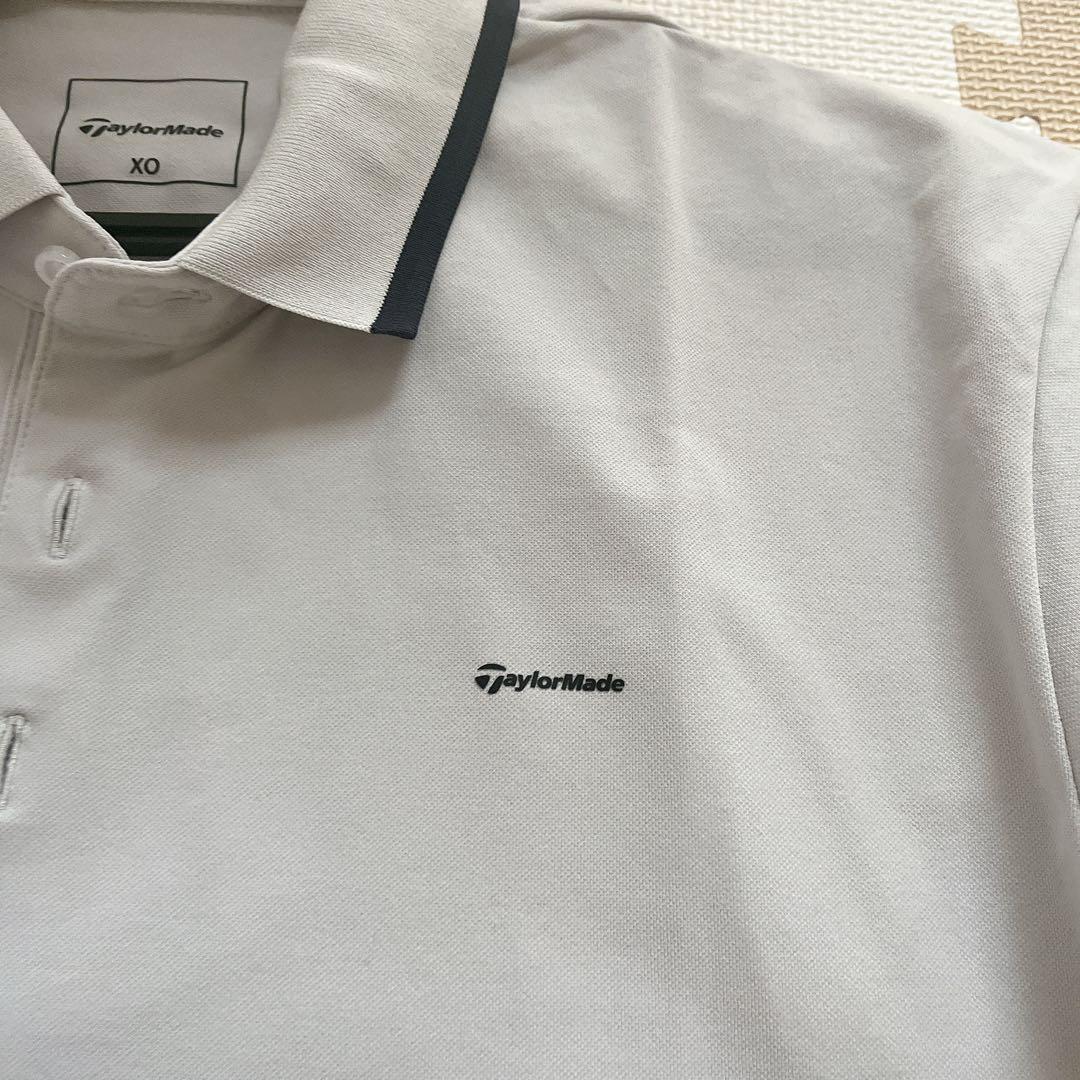 TaylorMade ポロシャツ XO ライトグレー　ゴルフ