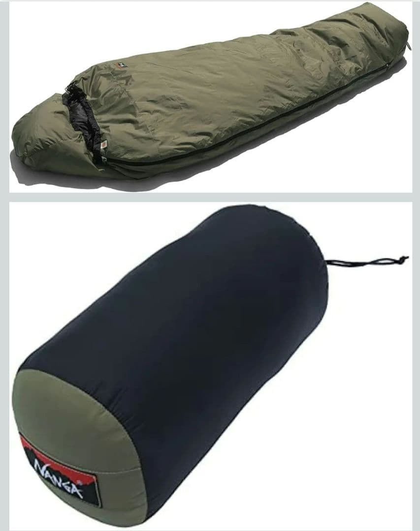 ナンガ ×3ten 別注 シュラフ オーロラテックス 800DX　ロング 寝袋