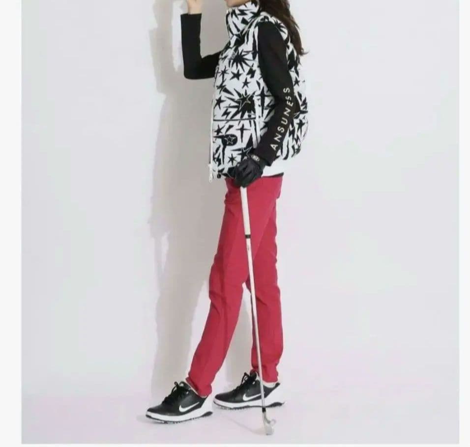 近年モデル❣️美品❣️PEARLY GATESネックジャガードダウンベスト 0