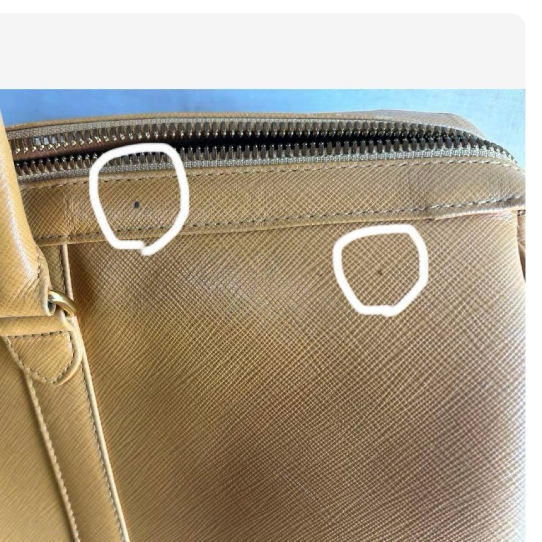 【最終お値下げ】COMTESSコンテス　サフィアーノレザー　大容量ボストンバッグ