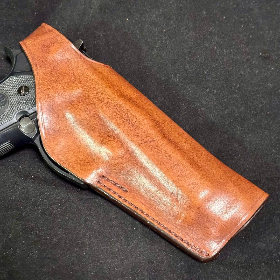 整備済 ベレッタM92F用 革製 ヒップホルスター